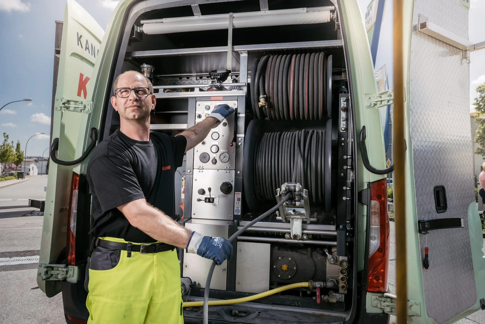 Ablauf eines Saugbagger Einsatzes